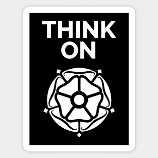 Think On Yorkshire Rose Magnet